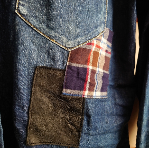 Dsquared2 "Patch Relax" Denim Shirt - Picture 7 of 10